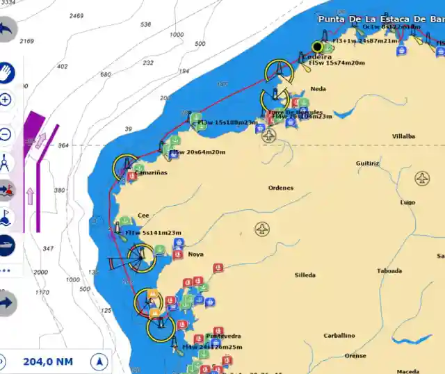 de Cedeira à Arousa